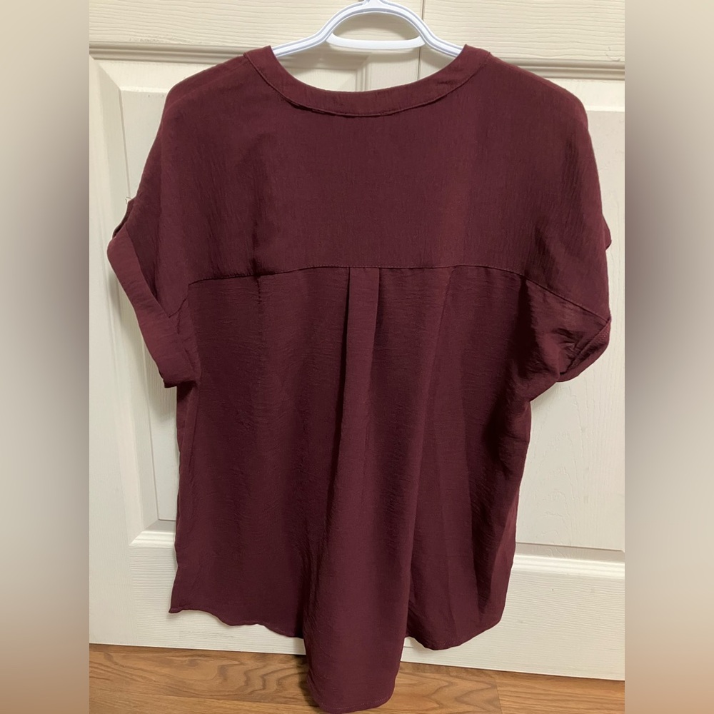Warehouse one blouse - burgundy color - Picture 4 of 5